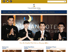 Tablet Screenshot of falatehanhotel.com